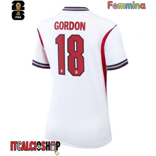 Inghilterra Anthony Gordon #18 Prima Maglia Femmina Mondiali 2026 Manica Corta